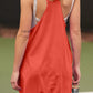 Pocketed Spaghetti Strap Romper