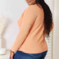 Basic Bae Half Button Long Sleeve Top