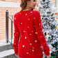 Christmas SANTA BABY Graphic Long Sleeve Sweater
