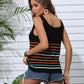 NotSoBasic Striped V-Neck Knit Tank