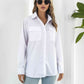 Collared Neck Buttoned Shirt with Pockets