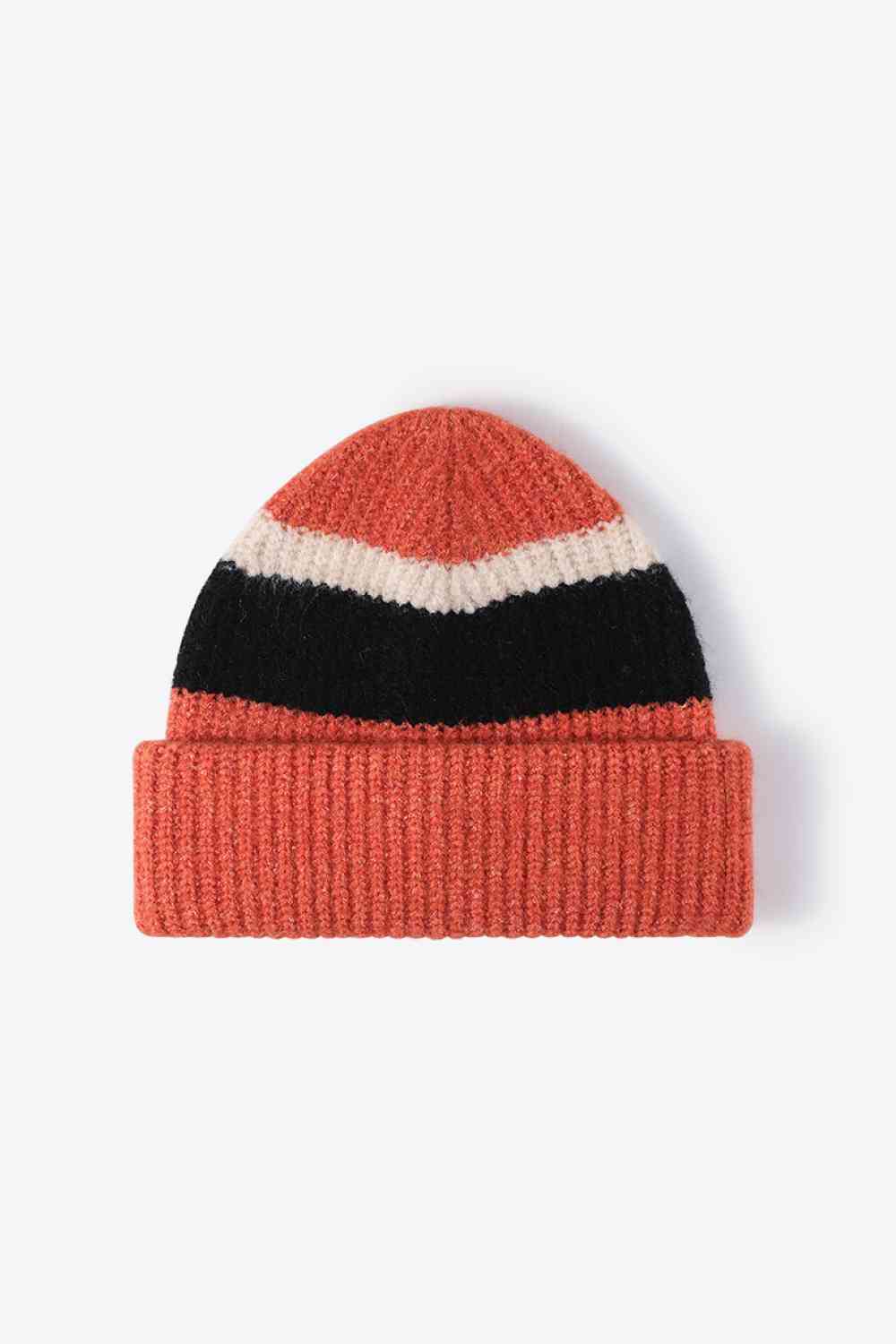 EZBeanie Tricolor Cuffed Hat Knit Beanie