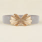 GorgeousNights Zinc Alloy Buckle Elastic Belt