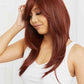 Red Mid-Length Wave Synthetic Wigs 20''