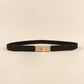Women's PU Elastic Skinny Belt