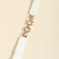 Black, Caramel, or White One Size PU Leather Belt