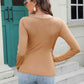 Full Size Long Sleeve Scoop Neck T-Shirt