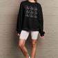 Simply Love Full Size Football Graphic Round Neck Sweatshirt