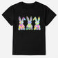 Rabbit Round Neck Short Sleeve T-Shirt