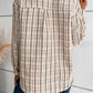 Pocketed Button Up Collared Neck Jacket