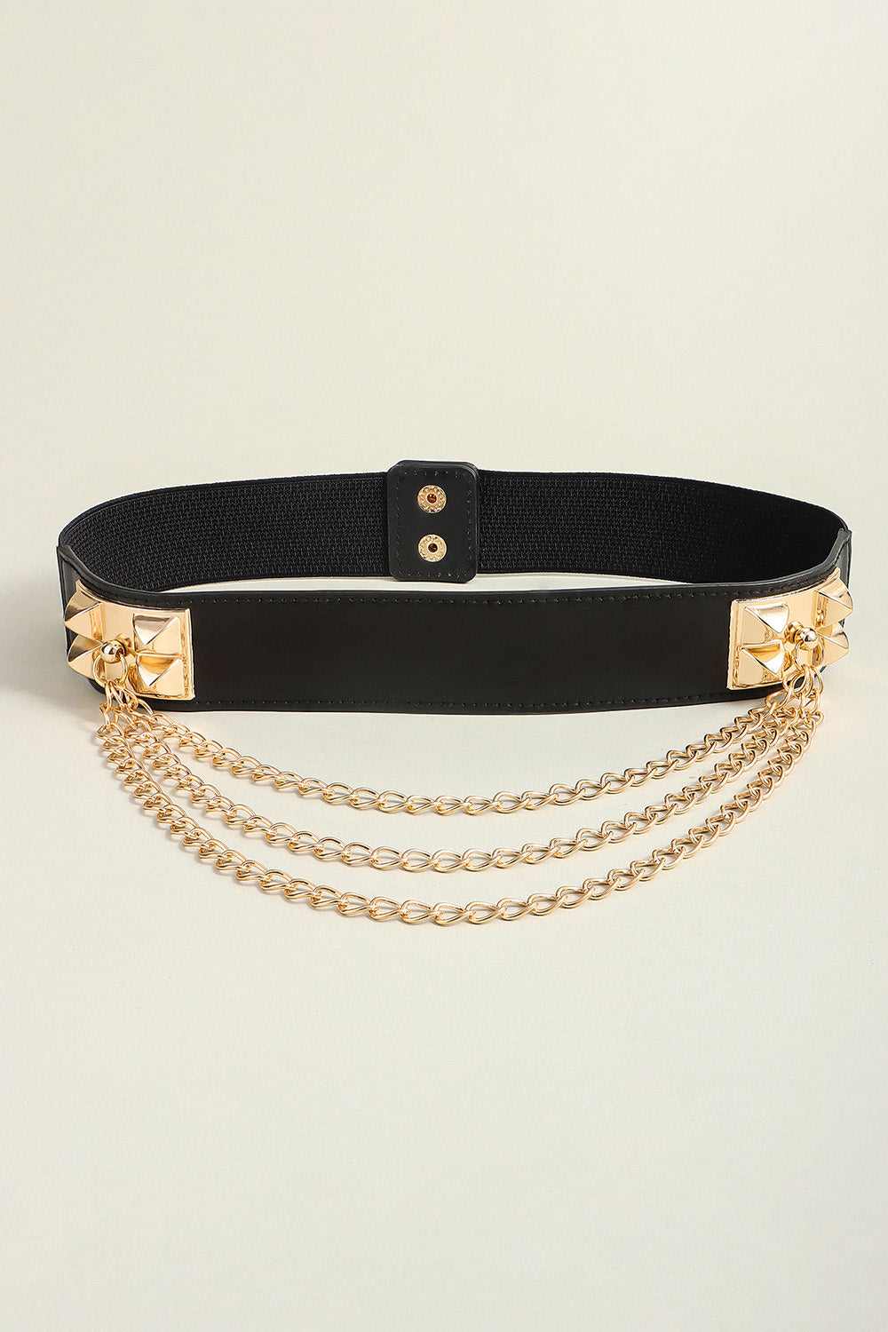 BeyondBeautiful Elastic Belt with Chain