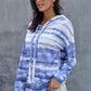 Sienna Full Size Tie Dye Long Sleeve Drawstring Hoodie