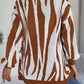BeCozy Open Front Animal Print Cardigan