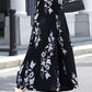 Women's Full Size Floral Elastic Waist Culottes