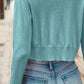 Button Up Long Sleeve Cardigan