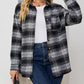Plaid Collared Shirt Jacket