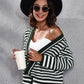 Women's Isla Striped V-Neck Knit Top