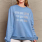 Simply Love Full Size Letter Graphic Round Neck Sweatshirt