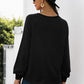 NotSoBasic Relaxed Fit Raglan Sleeve Round Neck Sweatshirt
