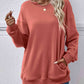 Dropped Shoulder Sweatshirt with Pockets