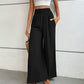 Wide Waistband Relax Fit Long Pants