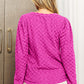 BiBi Round Neck Brushed Checker Top - Brand BiBi