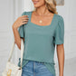 Square Neck Short Sleeve T-Shirt
