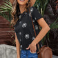 SO CHIC Full Size Dandelion Print Round Neck Tee