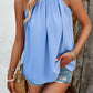 Ruched Grecian Neck Tank