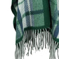 One Size Cloak Sleeve Fringe Detail Poncho