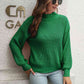 KnittedEmporium Dropped Shoulder Rib-Knit Sweater