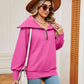 Full Size Half-Zip Collared Sweatshirt