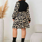 Plus Size Splicing Dress
