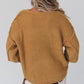 Round Neck Dropped Shoulder Sweater