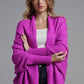 One Size Dolman Sleeve Open Front Ribbed Trim Longline Cardigan