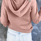 Full Size Dropped Shoulder Long Sleeve Hoodie with Pocket