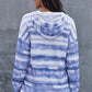 Sienna Full Size Tie Dye Long Sleeve Drawstring Hoodie