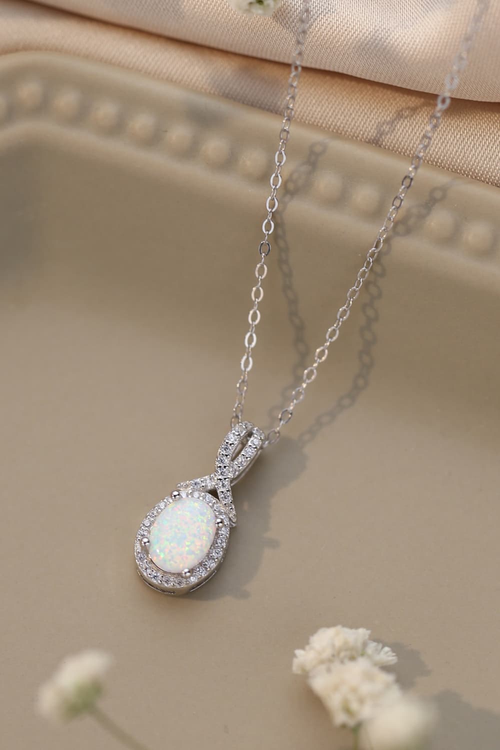 Women's Feeling My Best Opal Pendant Necklace