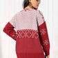 Christmas Snowflake Button Down Cardigan