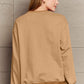 Simply Love Seasonal Themed Full Size LEFTOVERS ARE FOR QUITTERS Graphic Sweatshirt