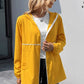 Zip Up Long Sleeve Hooded Watertight Jacket