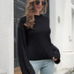 Round Neck Dropped Shoulder Sweater