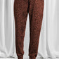 Full Size Leopard Drawstring Pocketed Pants