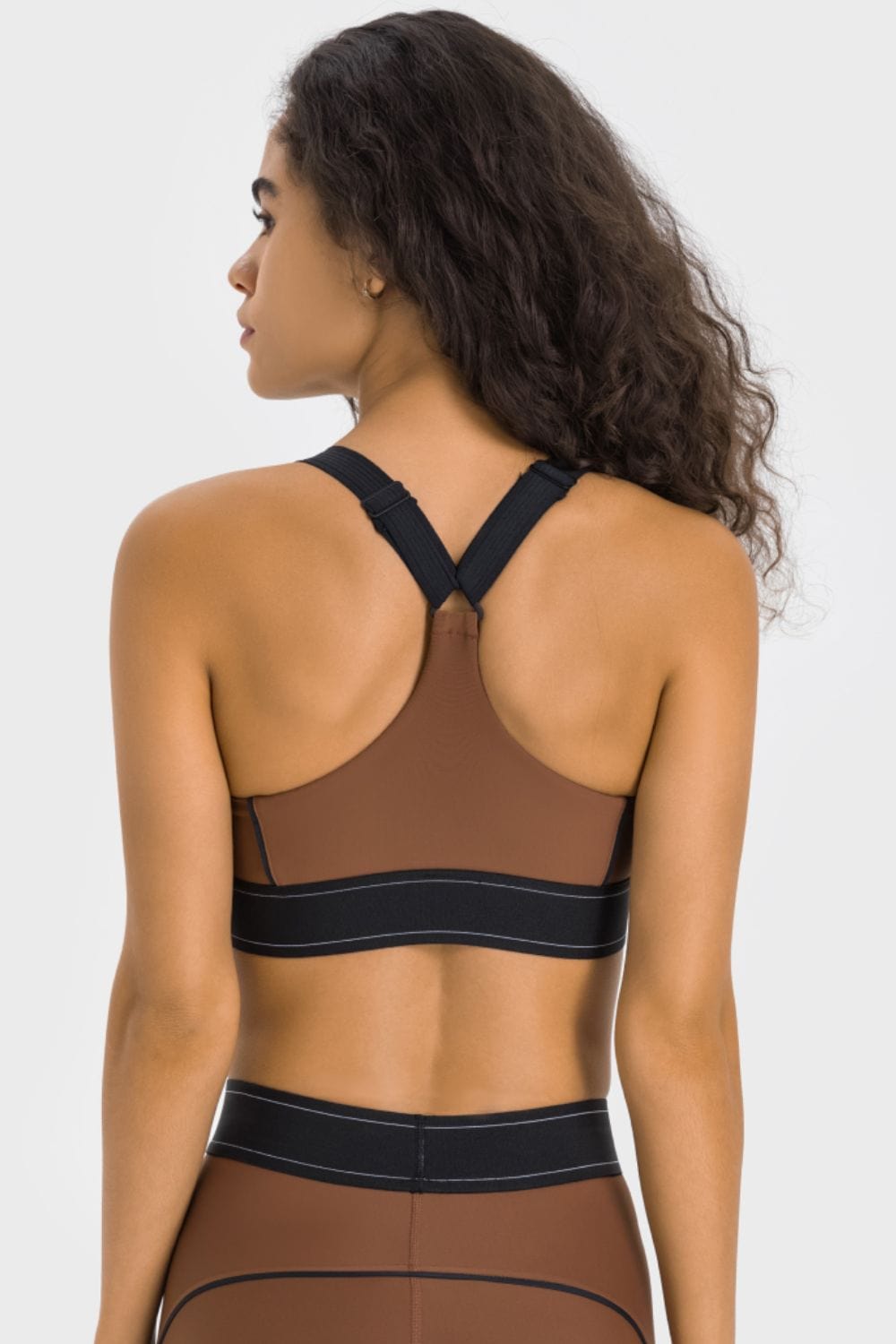 LB&M Style Contrast Sports Bra