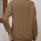Malibu Dreams Zip-Up Dropped Shoulder Sweatshirt