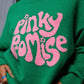 PINKY PROMISE Round Neck Sweater
