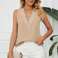 V-Neck Wide Strap Tank