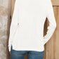 AuroraBlissX V-Neck Long Sleeve Knit Top with Pocket