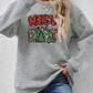 Christmas Themed MERRY AND BRIGHT Long Sleeve Sweatshirt