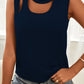 Amanda Black Cutout Sleeveless Top